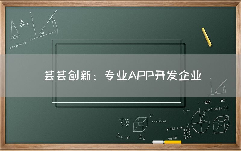 芸芸创新：专业APP开发企业