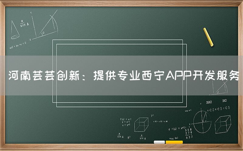 河南芸芸创新：提供专业西宁APP开发服务